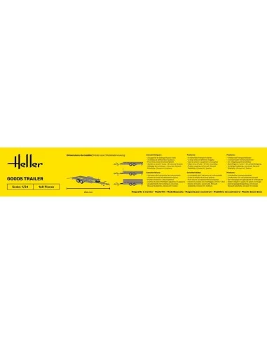 Goods Trailer, 1/24 - Heller 80778