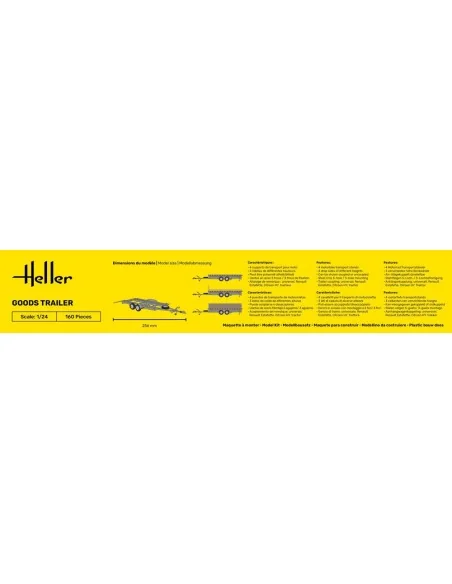 Goods Trailer, 1/24 - Heller 80778