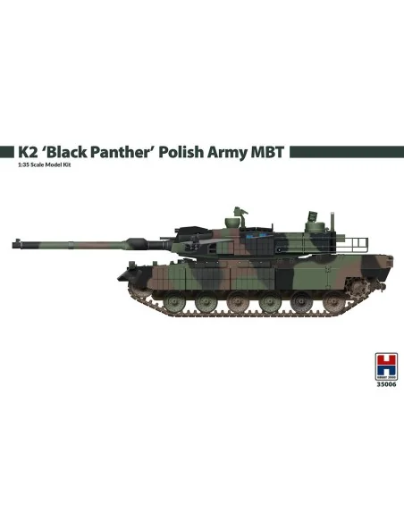 K2 'Black Panther' Polish Army MBT, 1/35 - Hobby 2000 35006