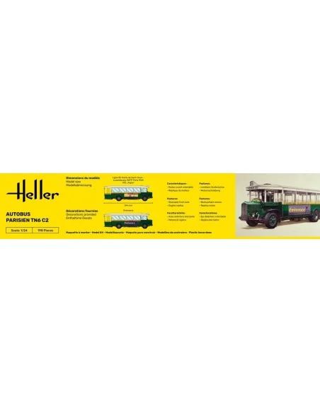 Autobus TN6 C2, 1/24 - Heller 80789