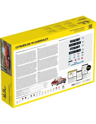 Citroen DS 19 Cabriolet, 1/16 - Heller 80796