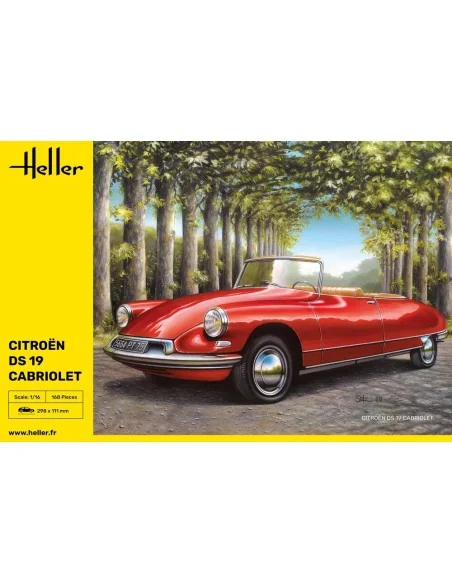 Citroen DS 19 Cabriolet, 1/16 - Heller 80796