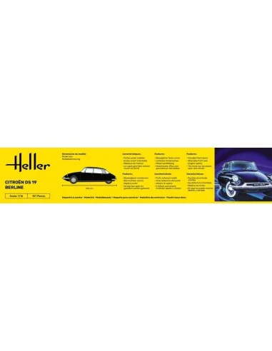 Citroen DS 19, 1/16 - Heller 80795