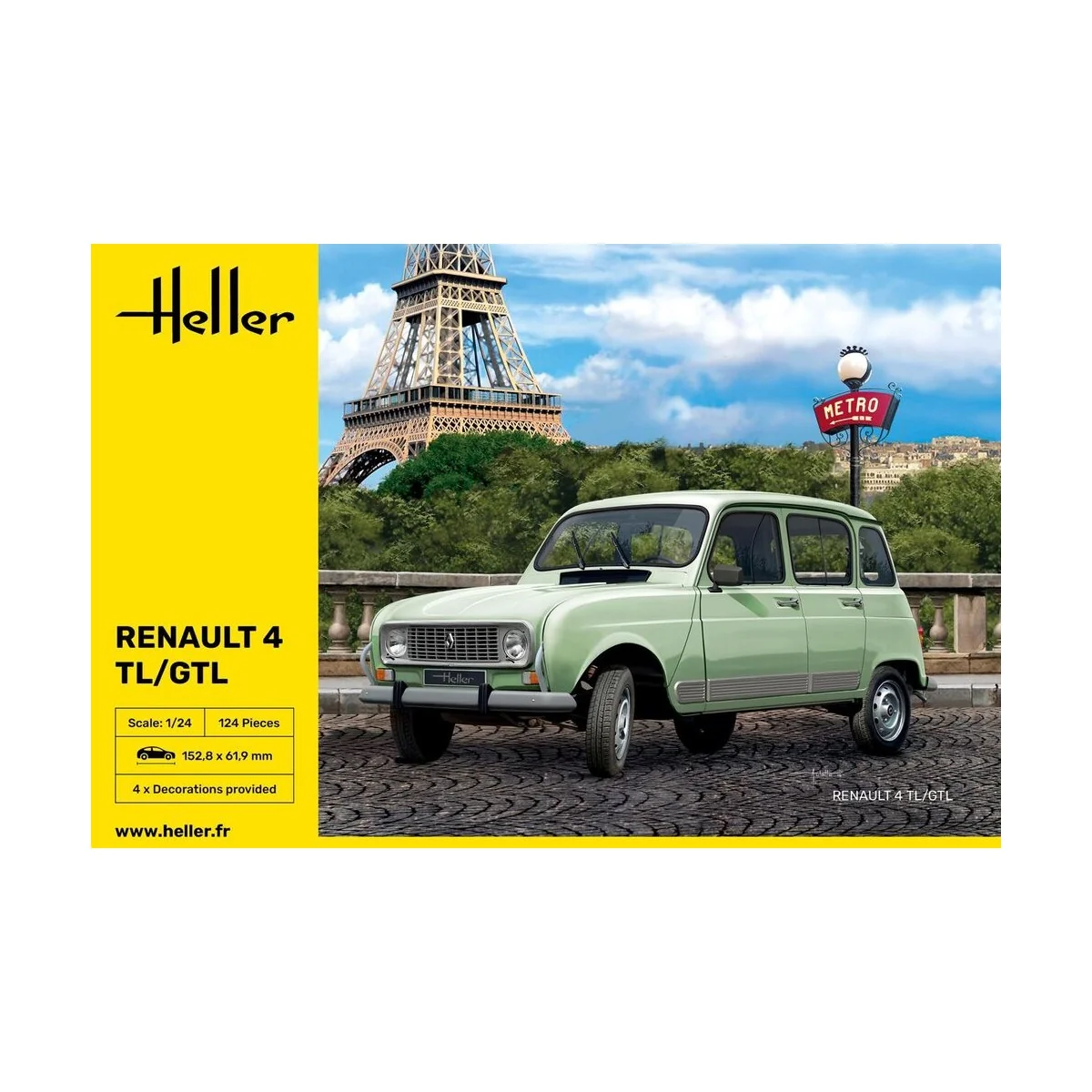 Renault 4TL/GTL, 1/24 - Heller 80759 Renault 4TL/GTL, 1/24 - Heller 80759