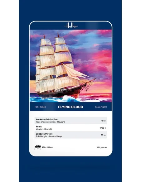 Flying Cloud, 1/200 - Heller 80830