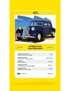 Citroen 15 SIX Traction Avant, 1/8 - Heller 80799