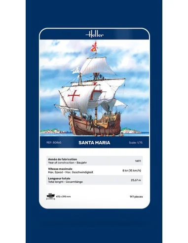 Santa Maria, 1/75 - Heller 80865