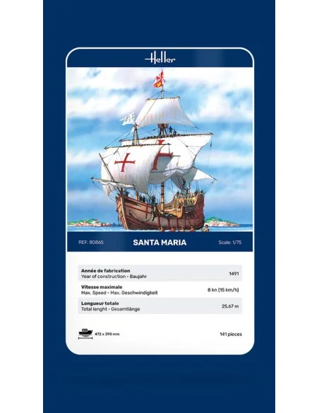 Santa Maria, 1/75 - Heller 80865