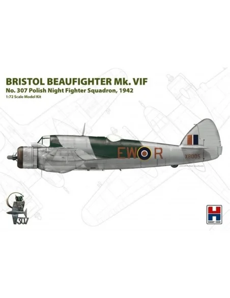 Beaufighter Mk. VIF 307 Polish Sq, 1/72 - Hobby 2000 72003