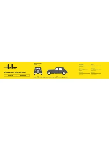 Citroen 15 SIX Traction Avant, 1/8 - Heller 80799