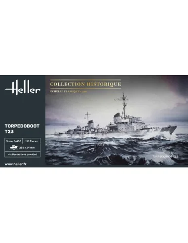 Torpedoboot T23, 1/400 - Heller 81011