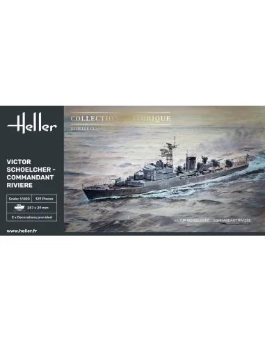 Victor Schoelcher - Commandant Riviere, 1/400 - Heller 81015
