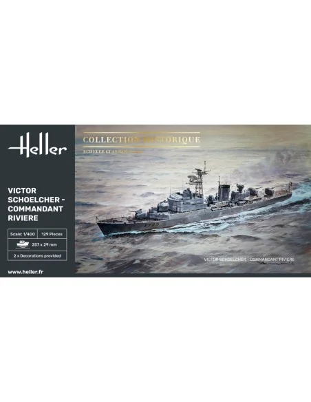 Victor Schoelcher - Commandant Riviere, 1/400 - Heller 81015