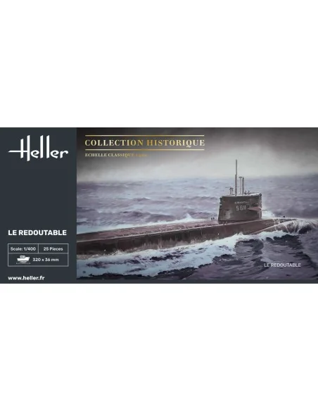 U-Boot S/M Redoutable, 1/400 - Heller 81075
