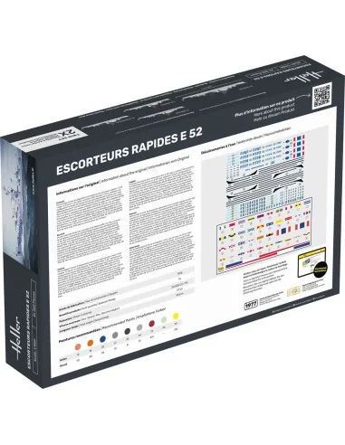 Escorteurs Rapides E 52, 1/400 - Heller 81094