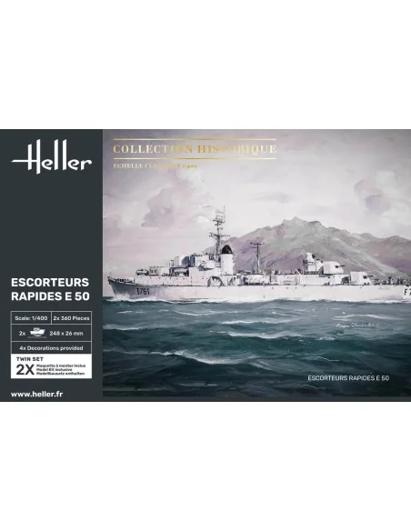 Escorteurs Rapides E 50, 1/400 - Heller 81093