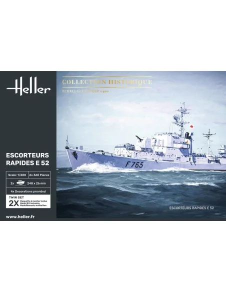 Escorteurs Rapides E 52, 1/400 - Heller 81094