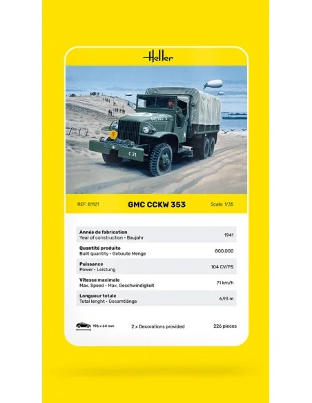 GMC CCKW 353, 1/35 - Heller 81121