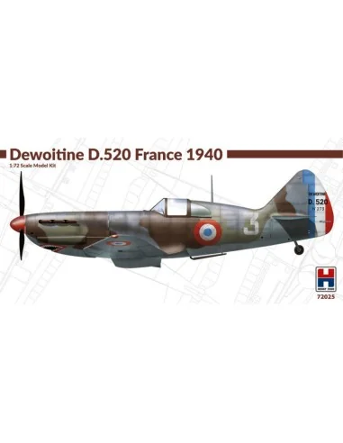 Dewoitine D.520 France 1940, 1/72 - Hobby 2000 72025
