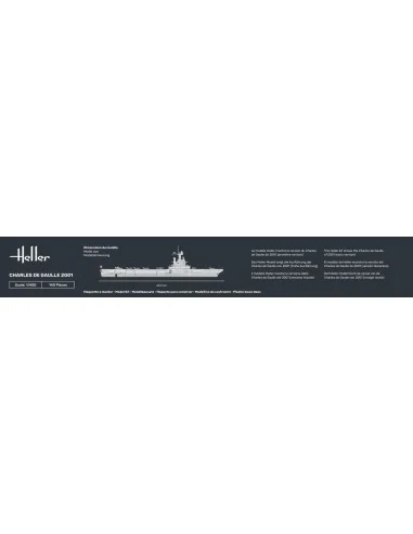 Charles de Gaulle, 1/400 - Heller 81072