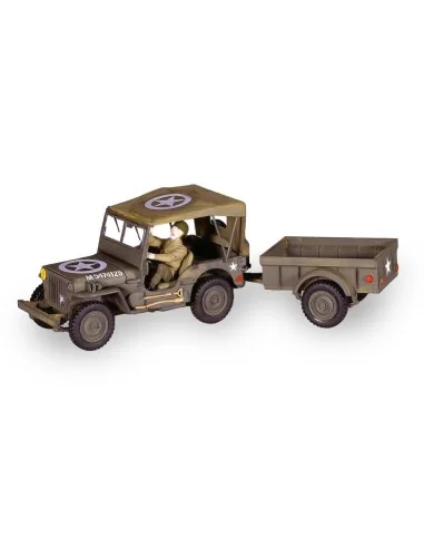 US 1/4 Ton Truck 'n Trailer, 1/35 - Heller 81105
