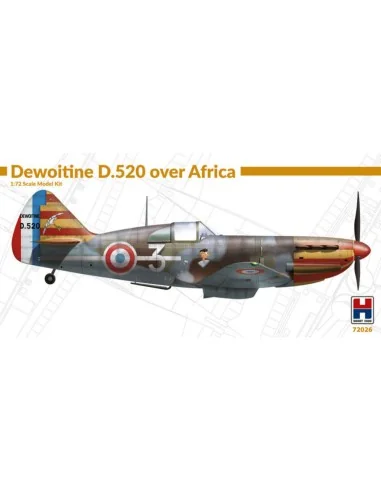 Dewoitine D.520 over Africa, 1/72 - Hobby 2000 72026