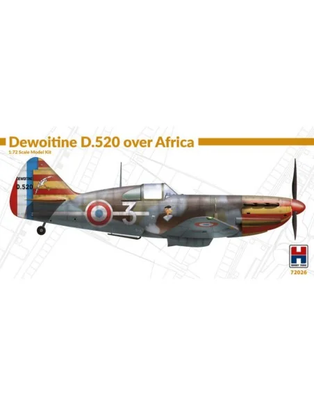 [NO_DESC] Dewoitine D.520 over Africa, 1/72 - Hobby 2000 72026