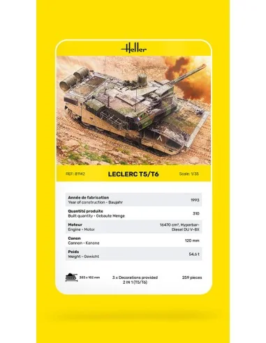 Leclerc T5/T6, 1/35 - Heller 81142