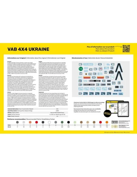 VAB 4x4 Ukraine, 1/35 - Heller 81130