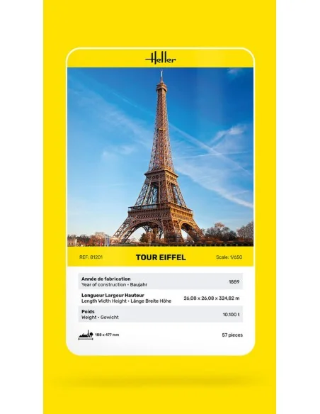 Tour Eiffel, 1/650 - Heller 81201