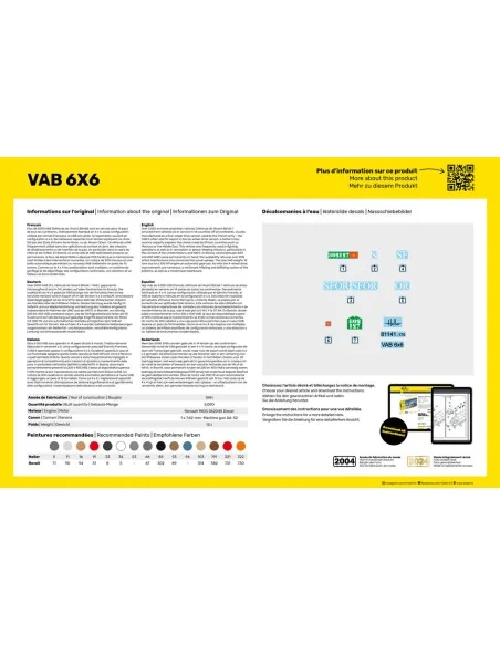 VAB 6x6, 1/35 - Heller 81141