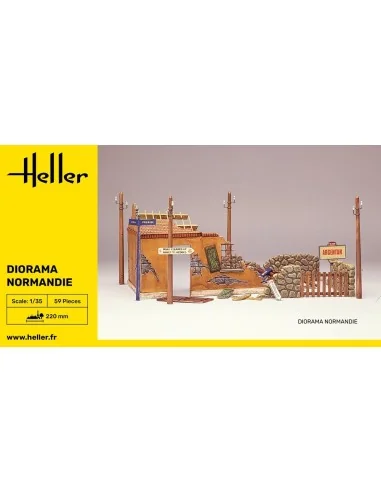 Diorama Normandie, 1/35 - Heller 81250