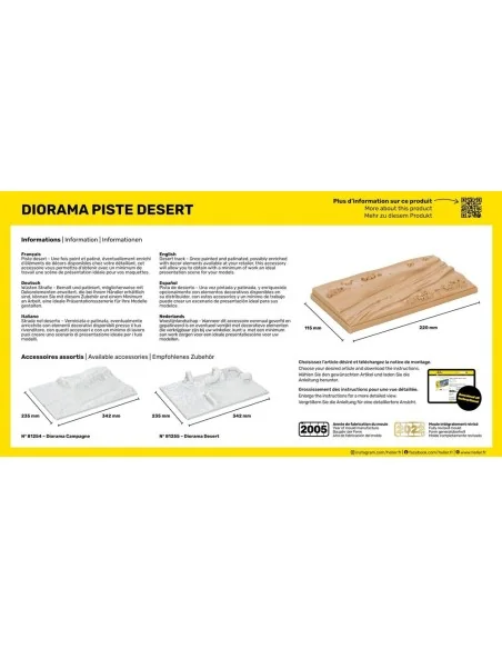 Piste Desert, 1/43 - Heller 81253