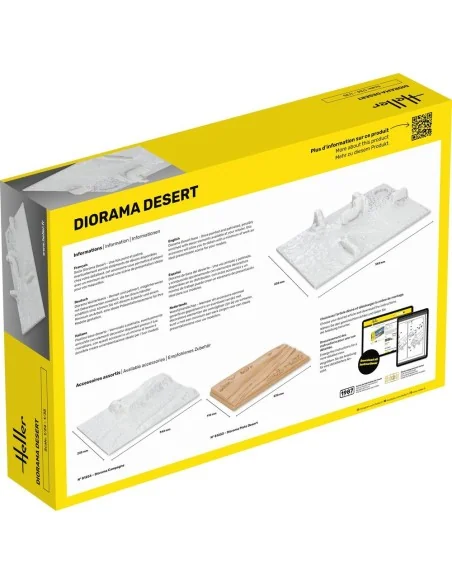 Socle Diorama Desert, 1/35 - Heller 81255