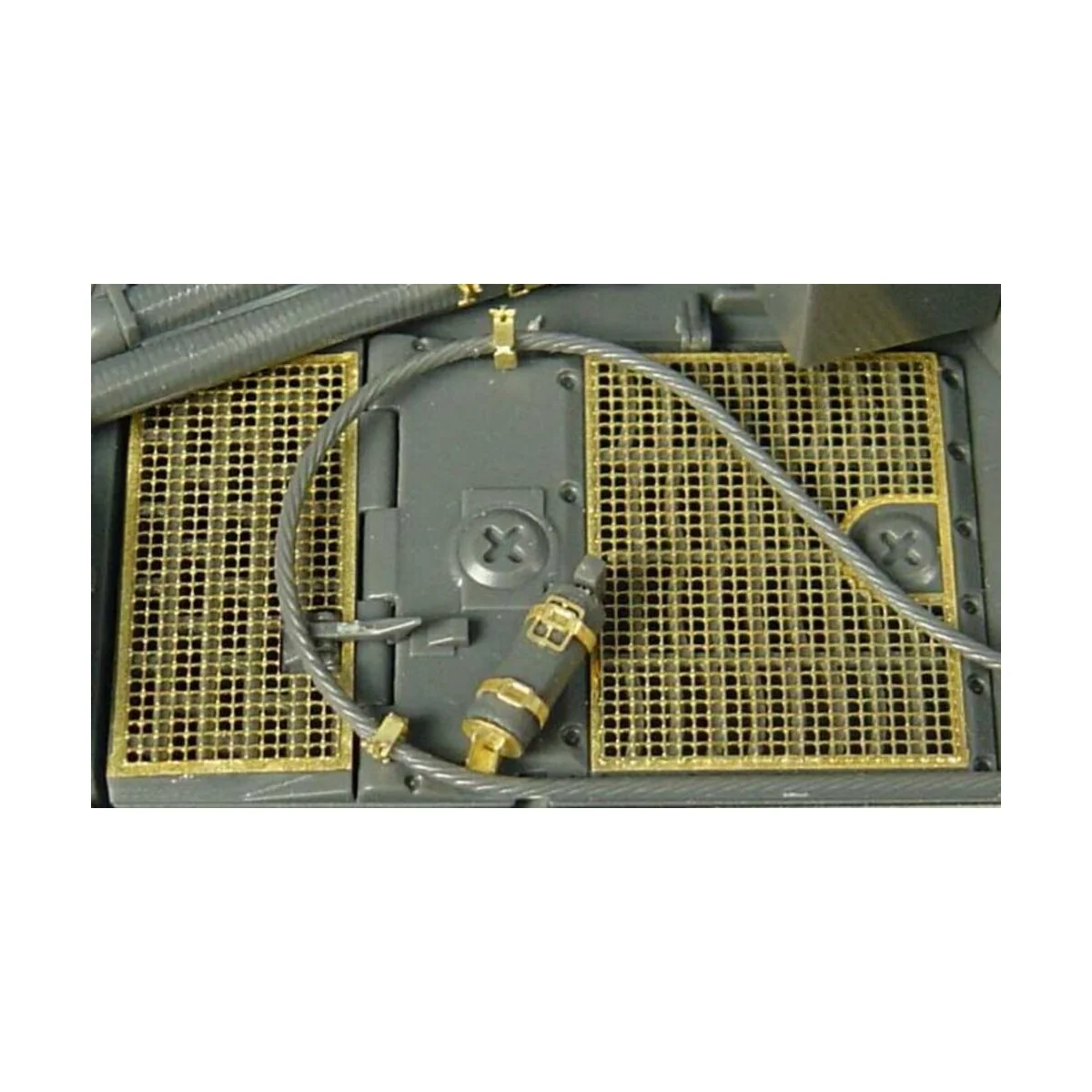 TIGER I grills, 1/48 - Hauler HLX48008