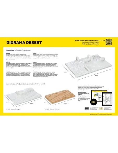 Socle Diorama Desert, 1/35 - Heller 81255