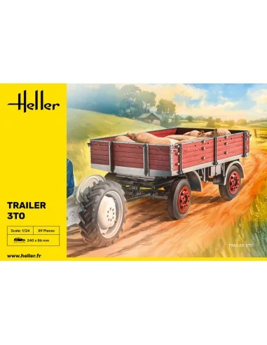 Trailer 3to, 1/24 - Heller 81410