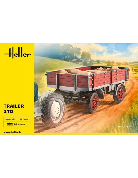 Trailer 3to, 1/24 - Heller 81410