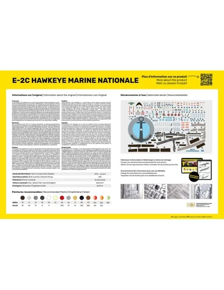 E-2C Hawkeye Marine Nationale, 1/72 - Heller 82302