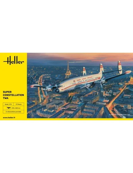 Super Constellation TWA, 1/72 - Heller 82391
