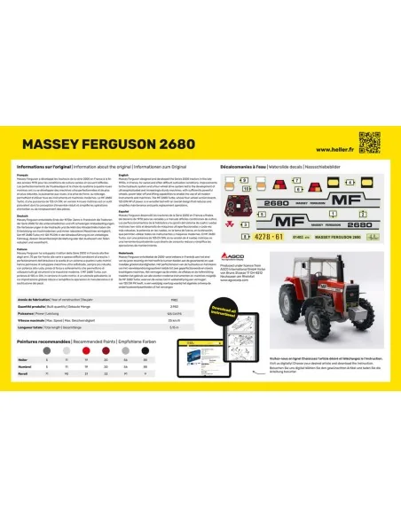 Massey Ferguson 2680, 1/24 - Heller 81402
