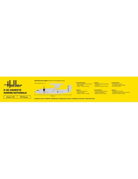 E-2C Hawkeye Marine Nationale, 1/72 - Heller 82302