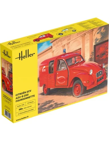 Citroen 2CV AZU-B 250 Fourgonnette, 1/24 - Heller 82701