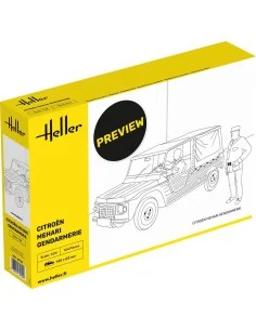 Citroen Mehari Gendarmerie, 1/24 - Heller 82702