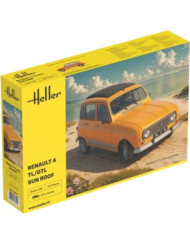Renault 4 TL/GTL Sun Roof, 1/24 - Heller 82704