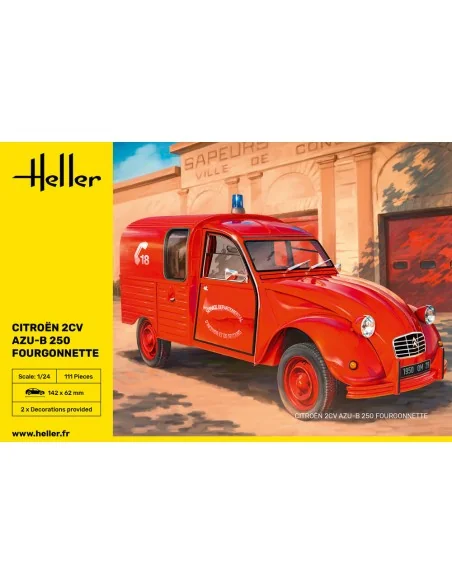 Citroen 2CV AZU-B 250 Fourgonnette, 1/24 - Heller 82701