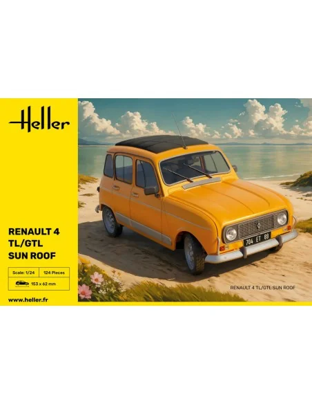 Renault 4 TL/GTL Sun Roof, 1/24 - Heller 82704