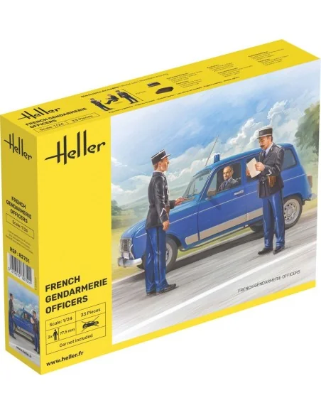 French Gendarmerie Officers, 1/24 - Heller 82751
