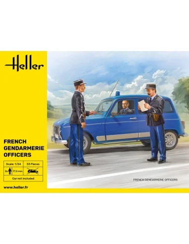 French Gendarmerie Officers, 1/24 - Heller 82751