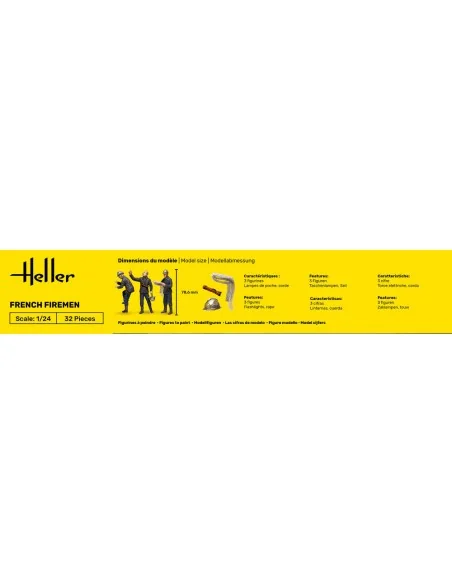 French Firemen, 1/24 - Heller 82753